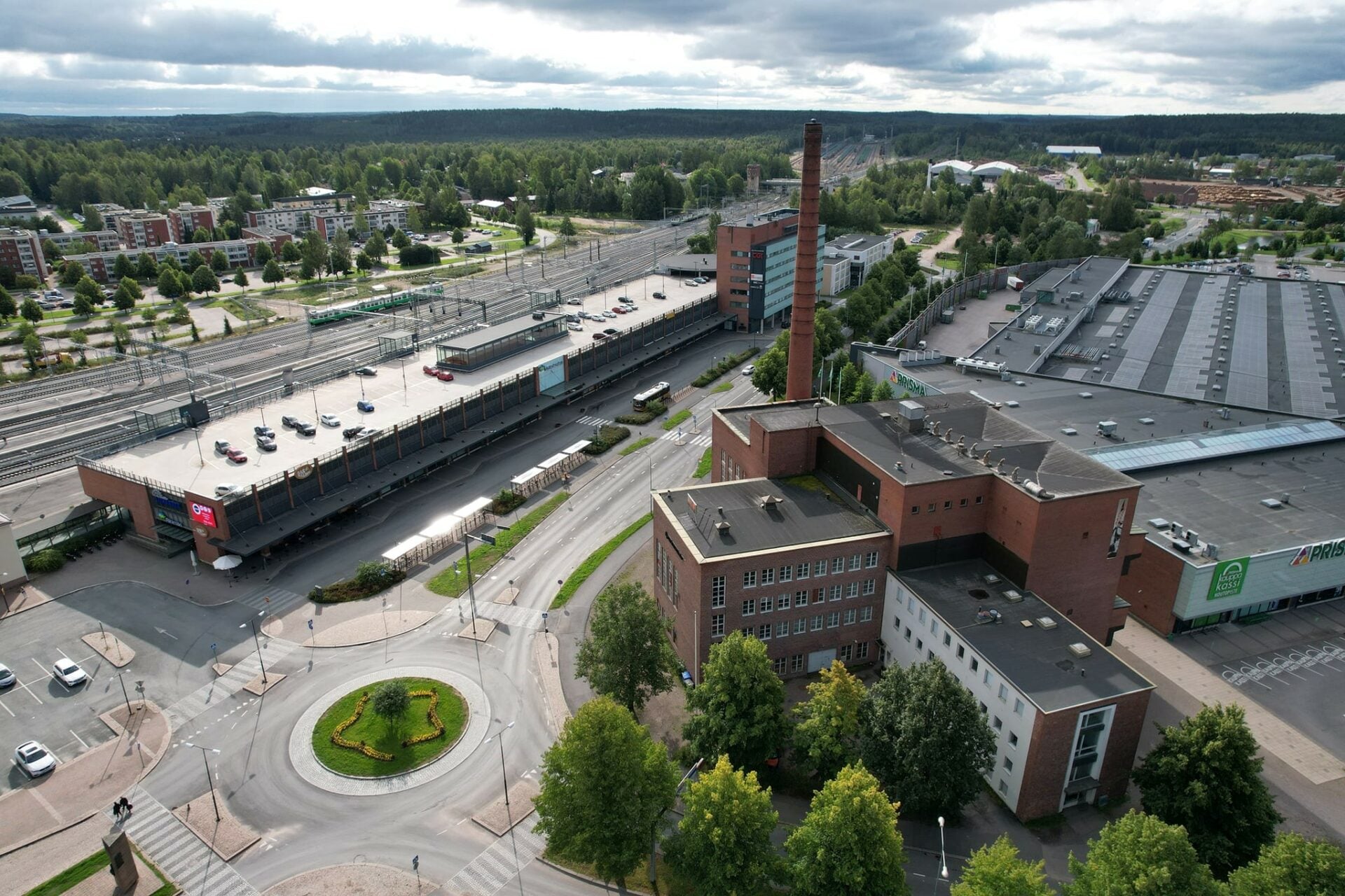 Voimala ja Matkakeskus. Kuva: Riihimäen kaupunki
